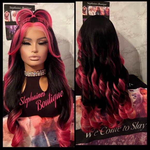 Human Hair Blended Lace Front Wig main image 10